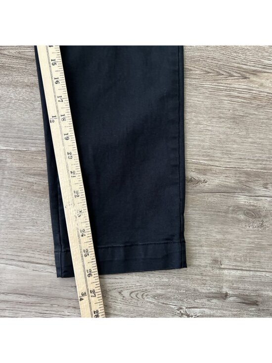 Vince Utility Crop Pants Womens 10 Black Ankle Cropped Belted - Picture 5 of 16